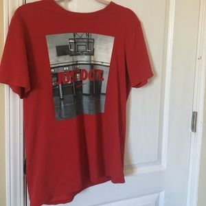 Red Nike just do it t-shirt women’s and men’s